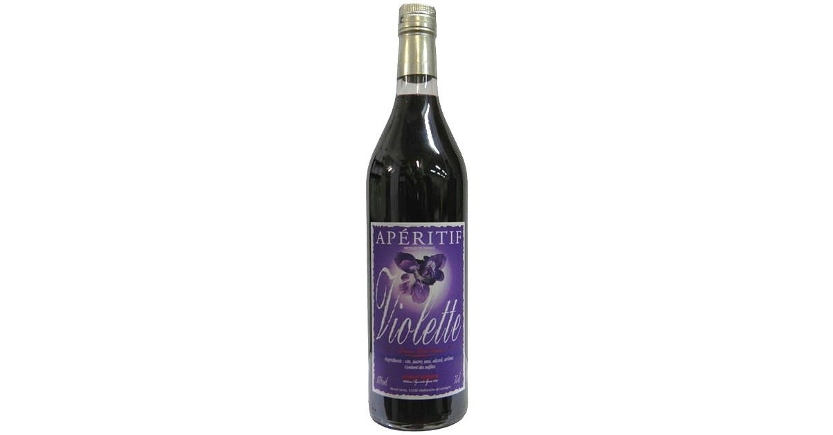 Apéritif à la Violette - A base de vin rouge